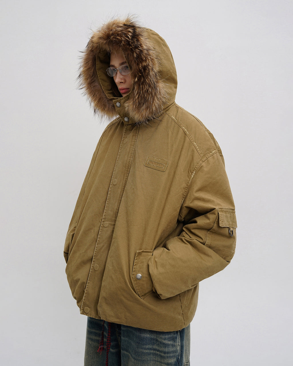 Vintage Fur Hood Parka