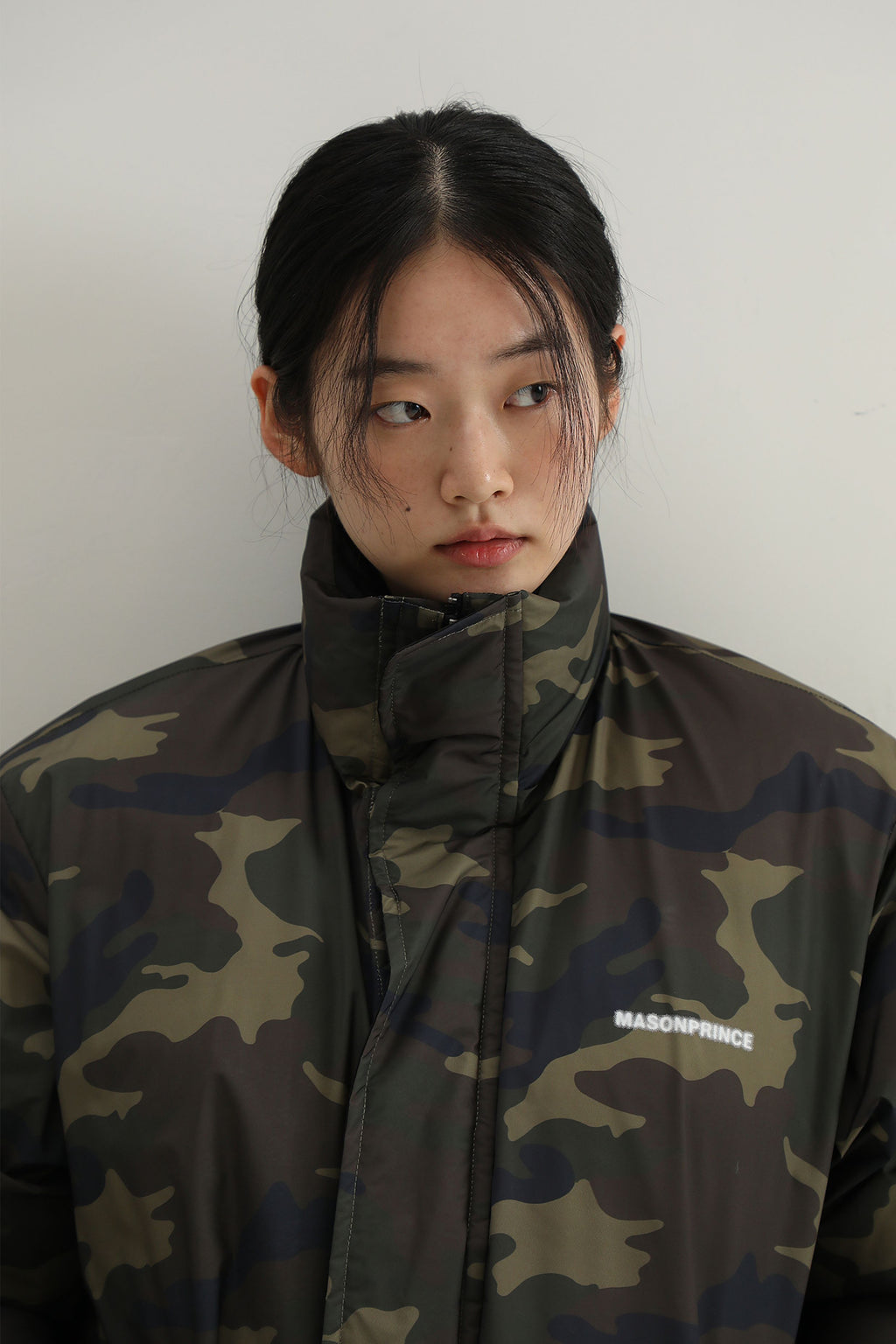 Reversible Camouflage Puffer Jacket