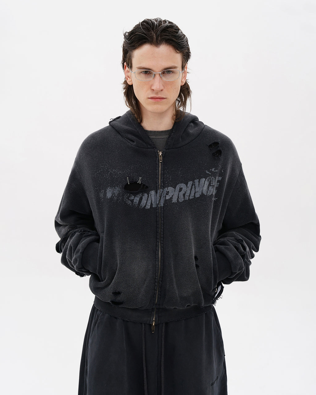 Iron Grey Cocoon Hoodie