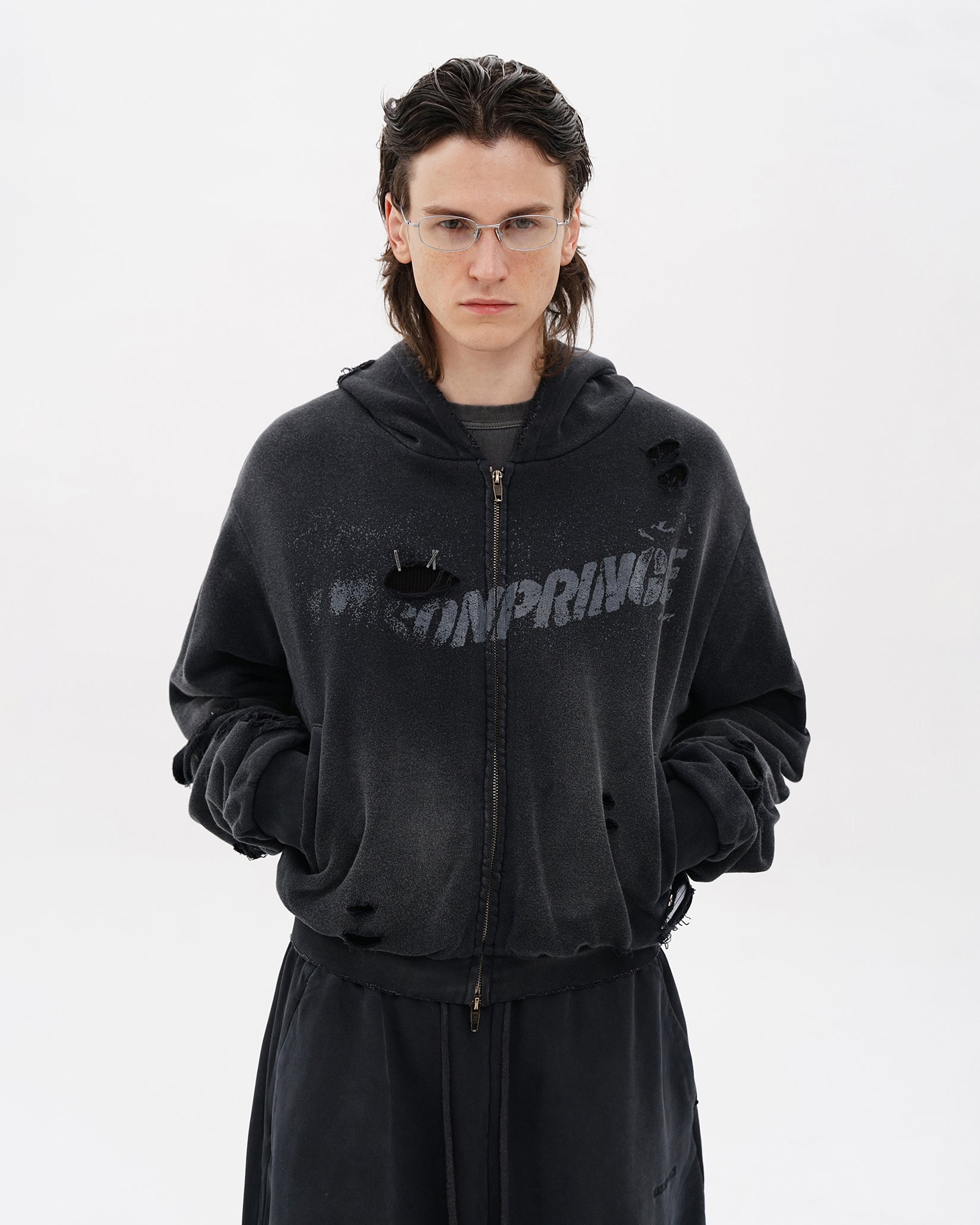 Iron Grey Cocoon Hoodie