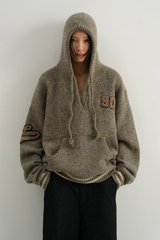 Embroidered Towel Hoodie