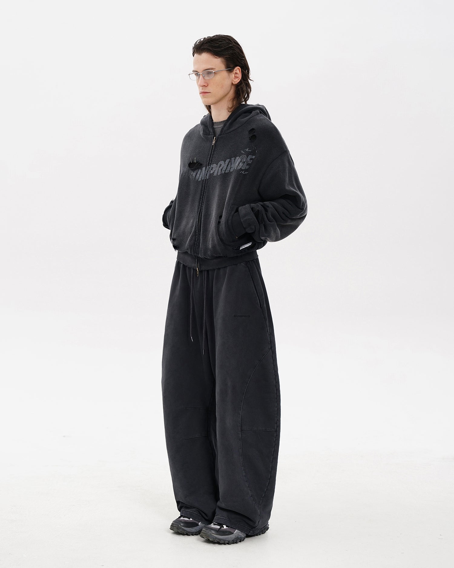 Iron Grey Cocoon Hoodie
