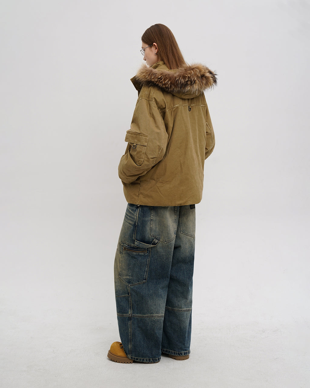 Vintage Fur Hood Parka