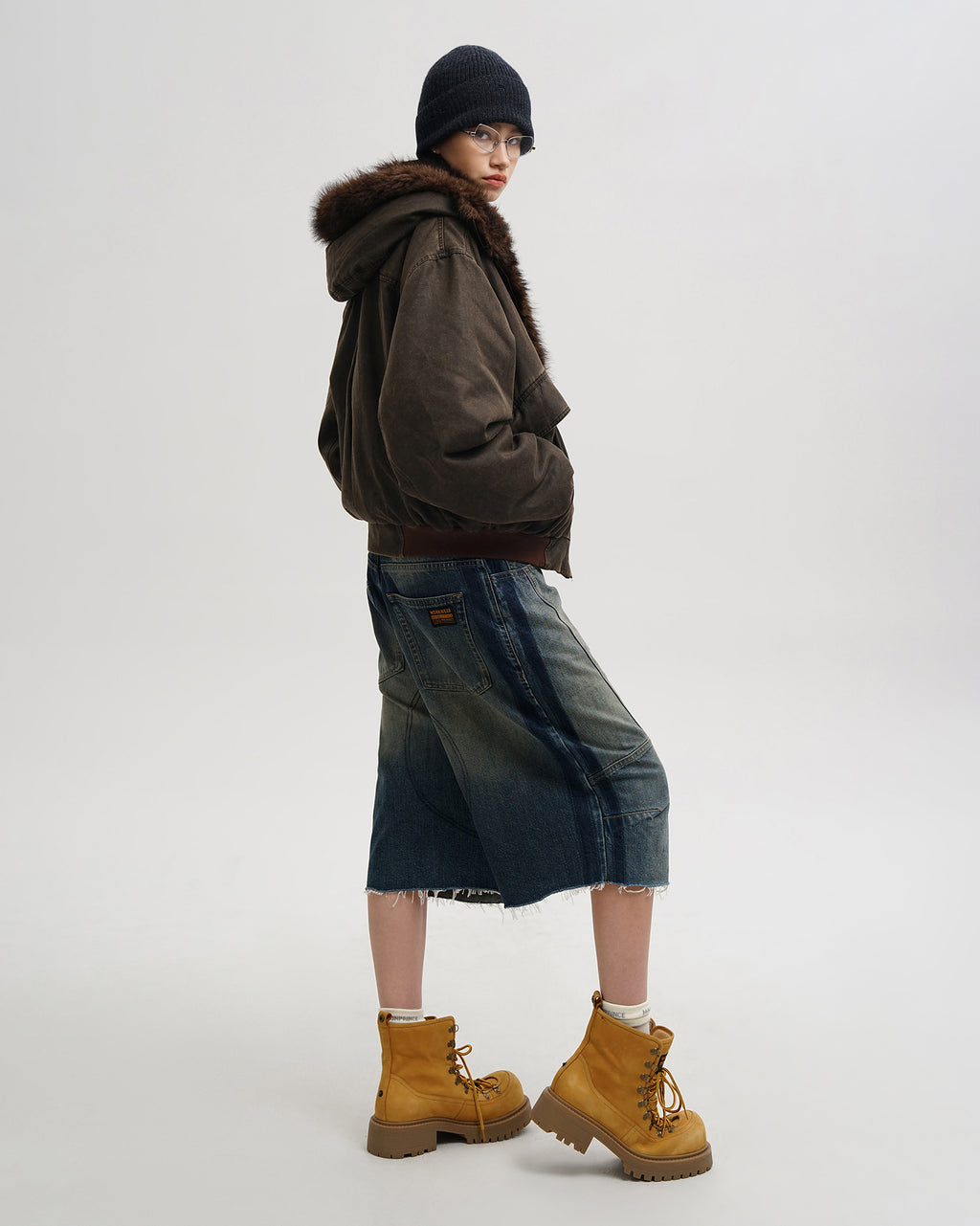 Y2K Washed Blue Denim