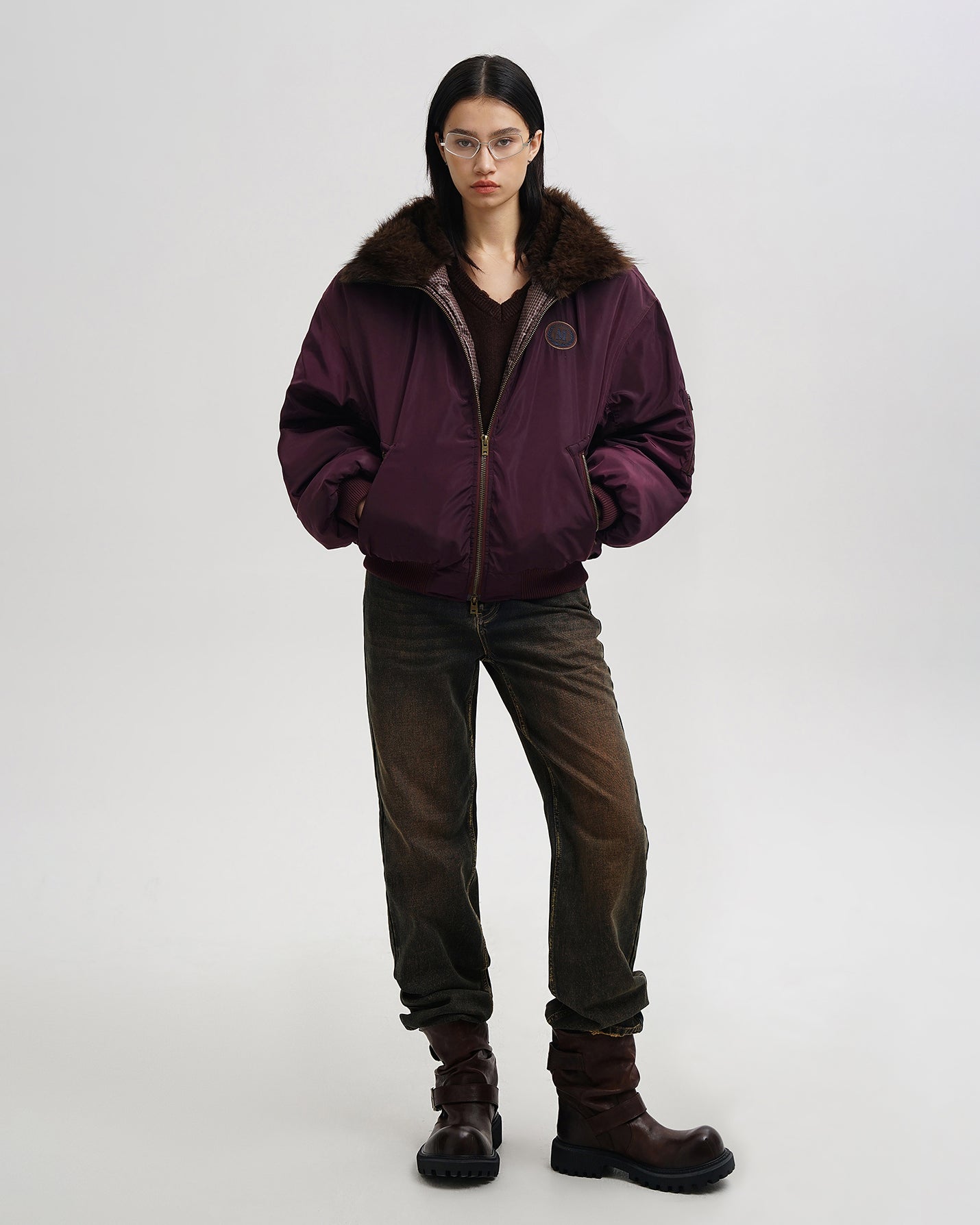 Vintage Academy Bomber Jacket