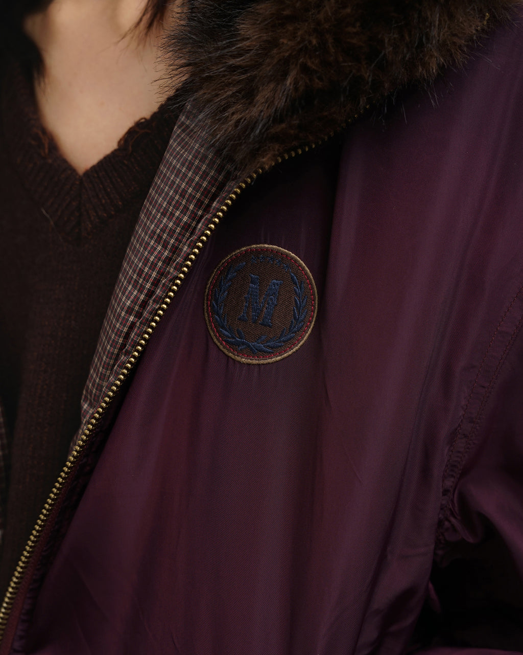 Vintage Academy Bomber Jacket