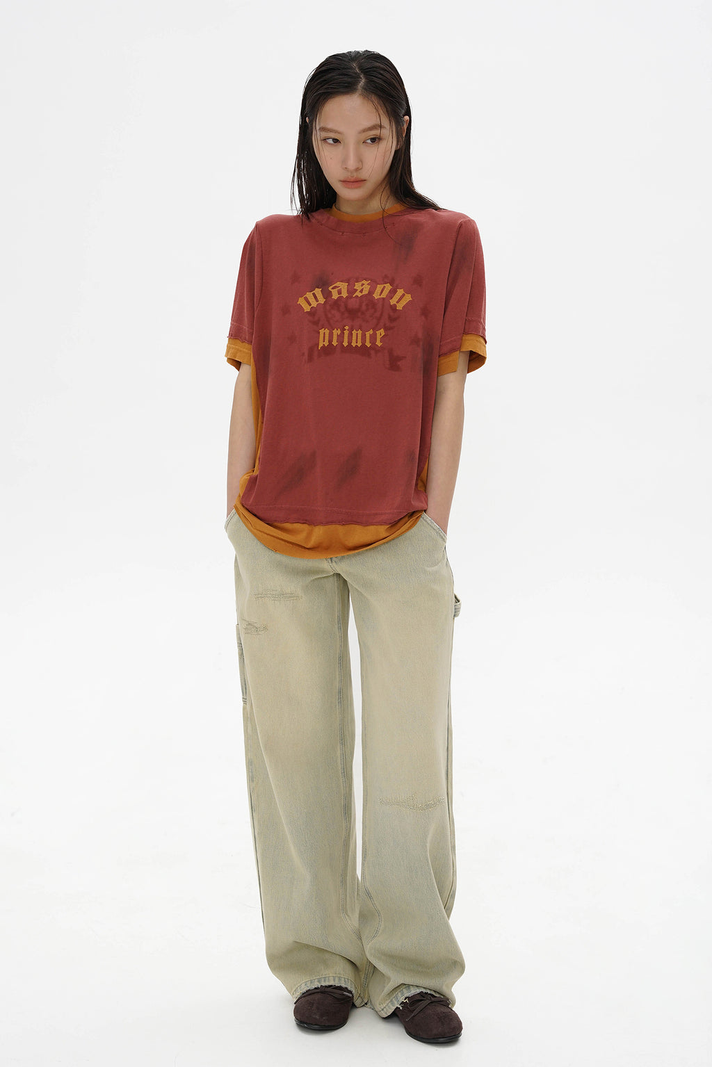 90S Contrast Tee-Shirt