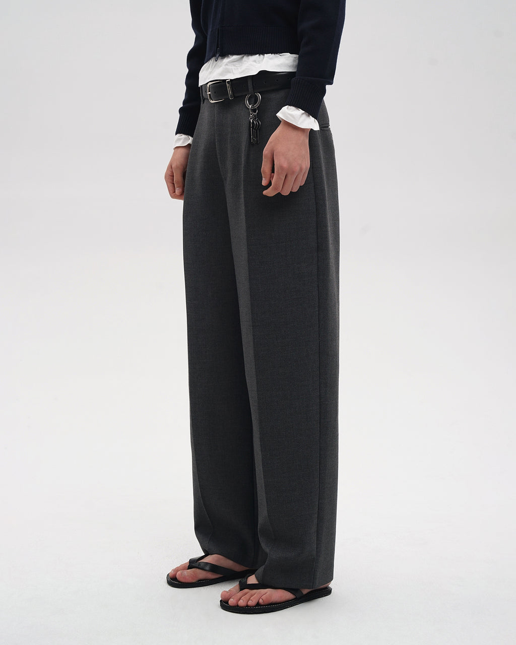 Key Wool Blend Trousers