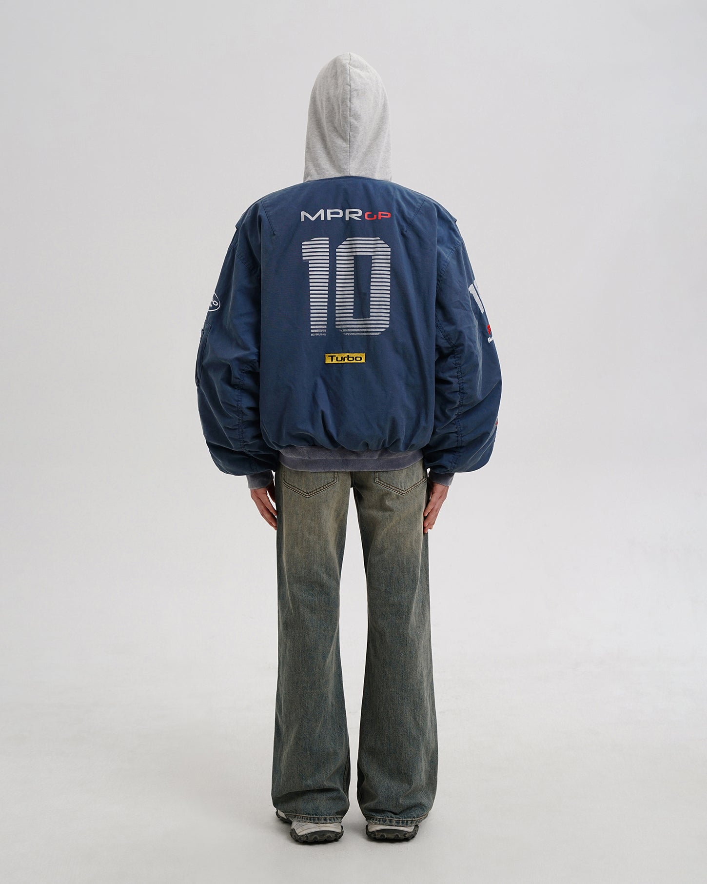 Turbo Capsule Hooded Bomber Jacket
