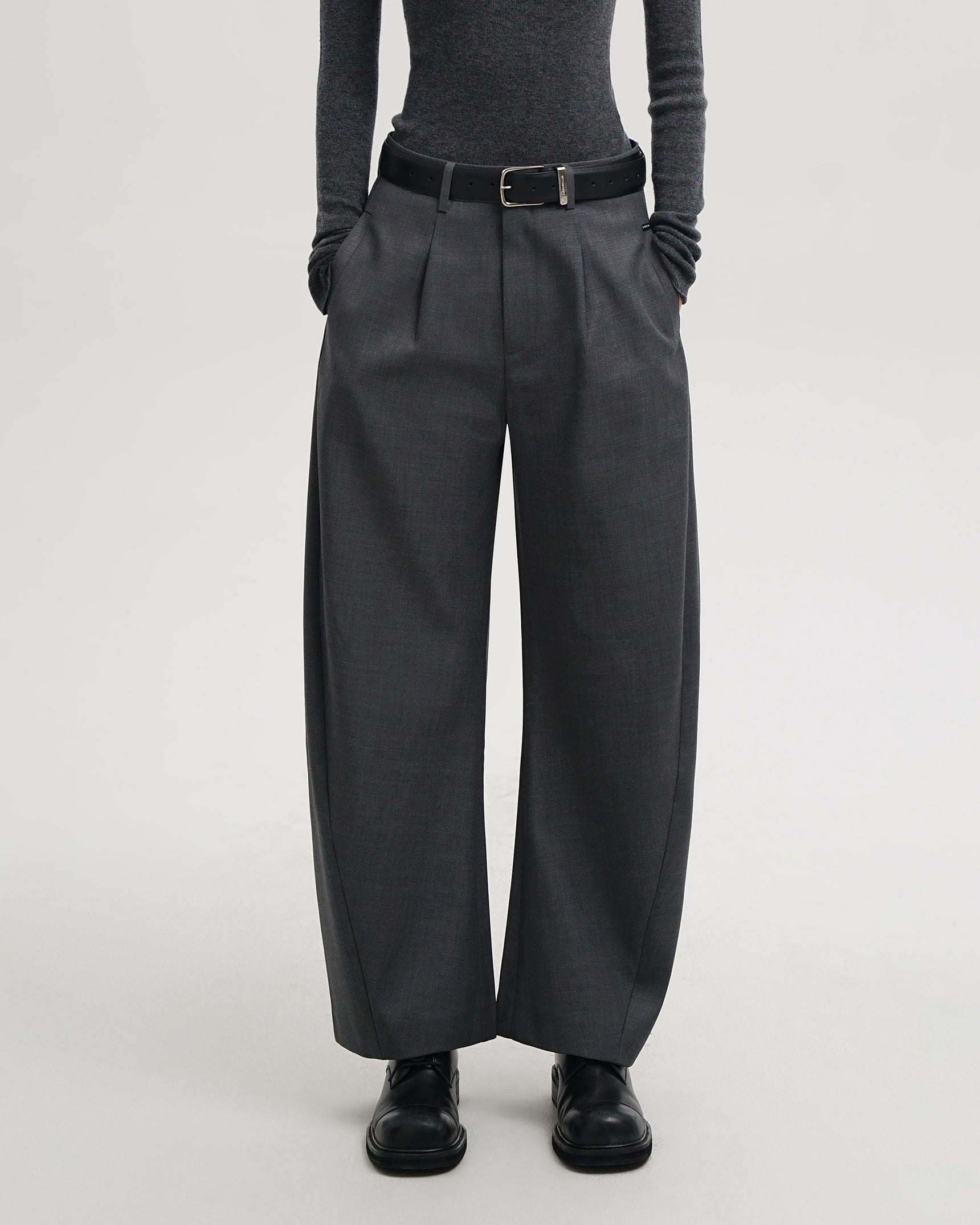 Hoshina Tailored Wool Trousers