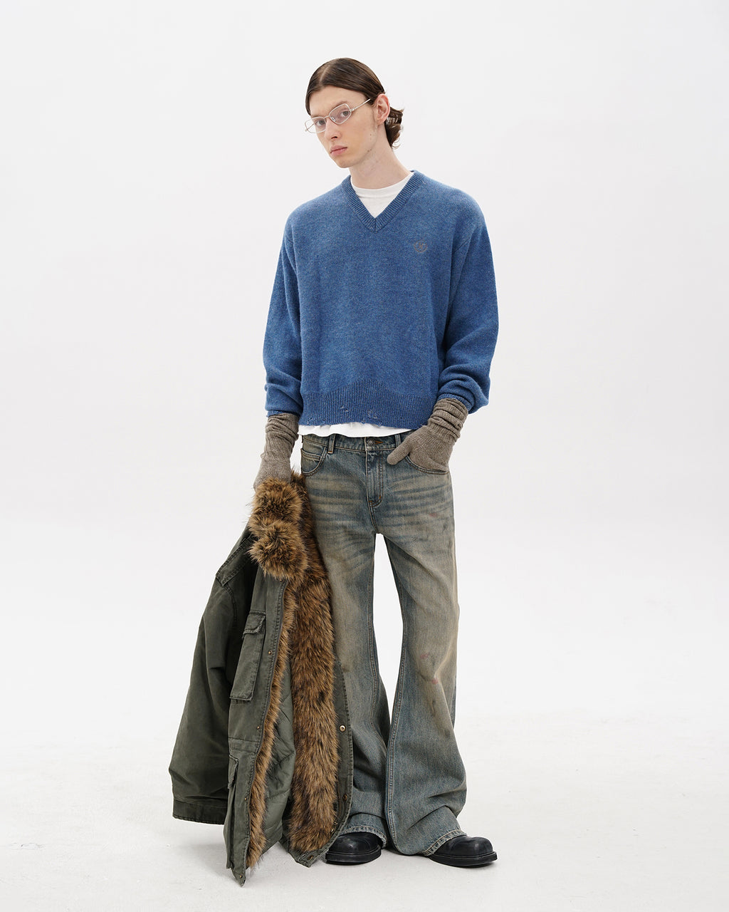 Doubleface Layered Itsuma Wool Knit