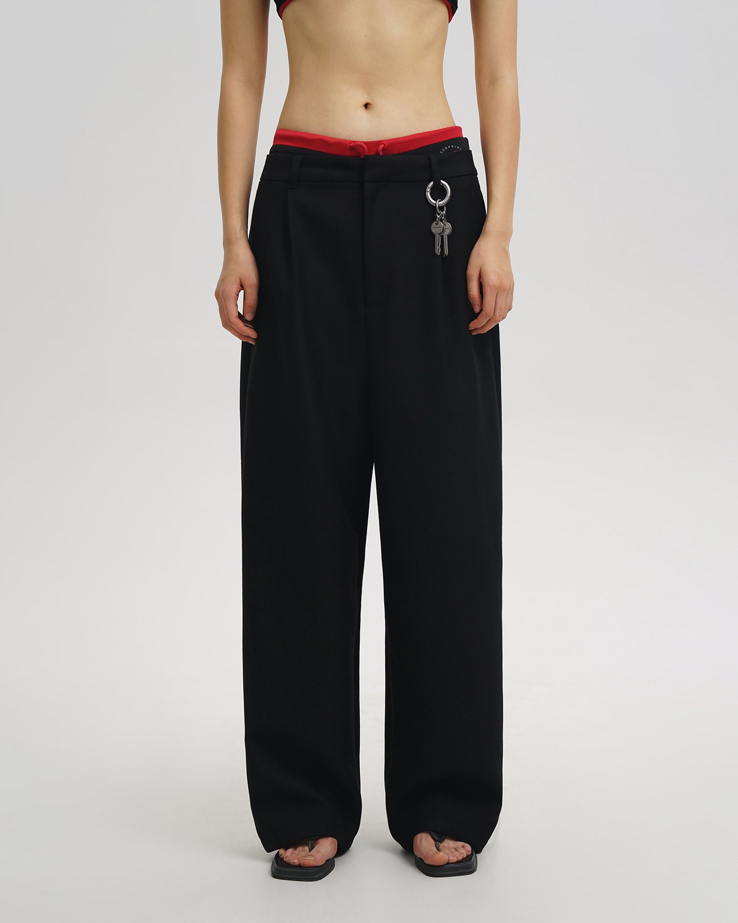 Key Wool Blend Trousers