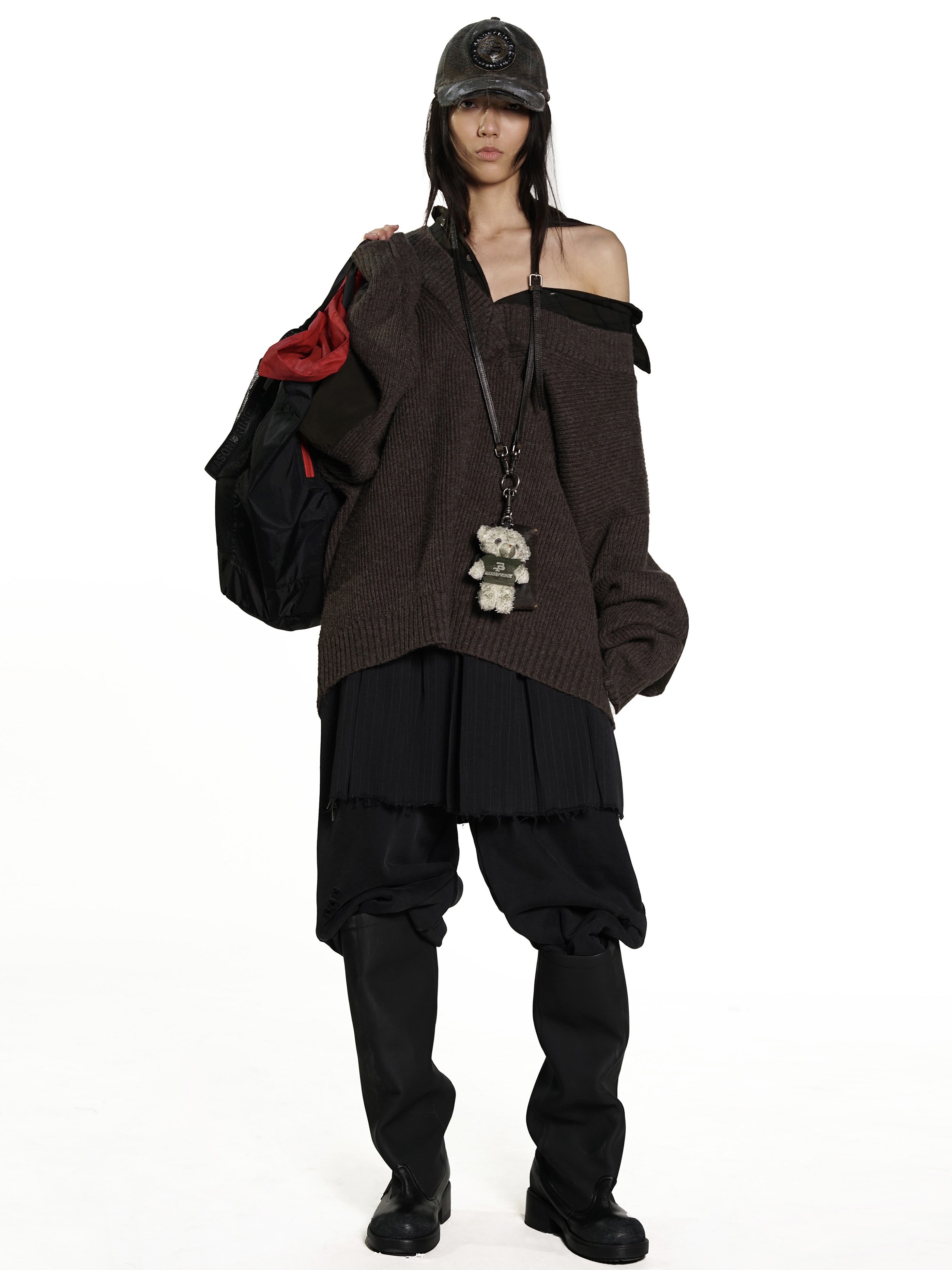 Shirt Wool V-neck Jumper