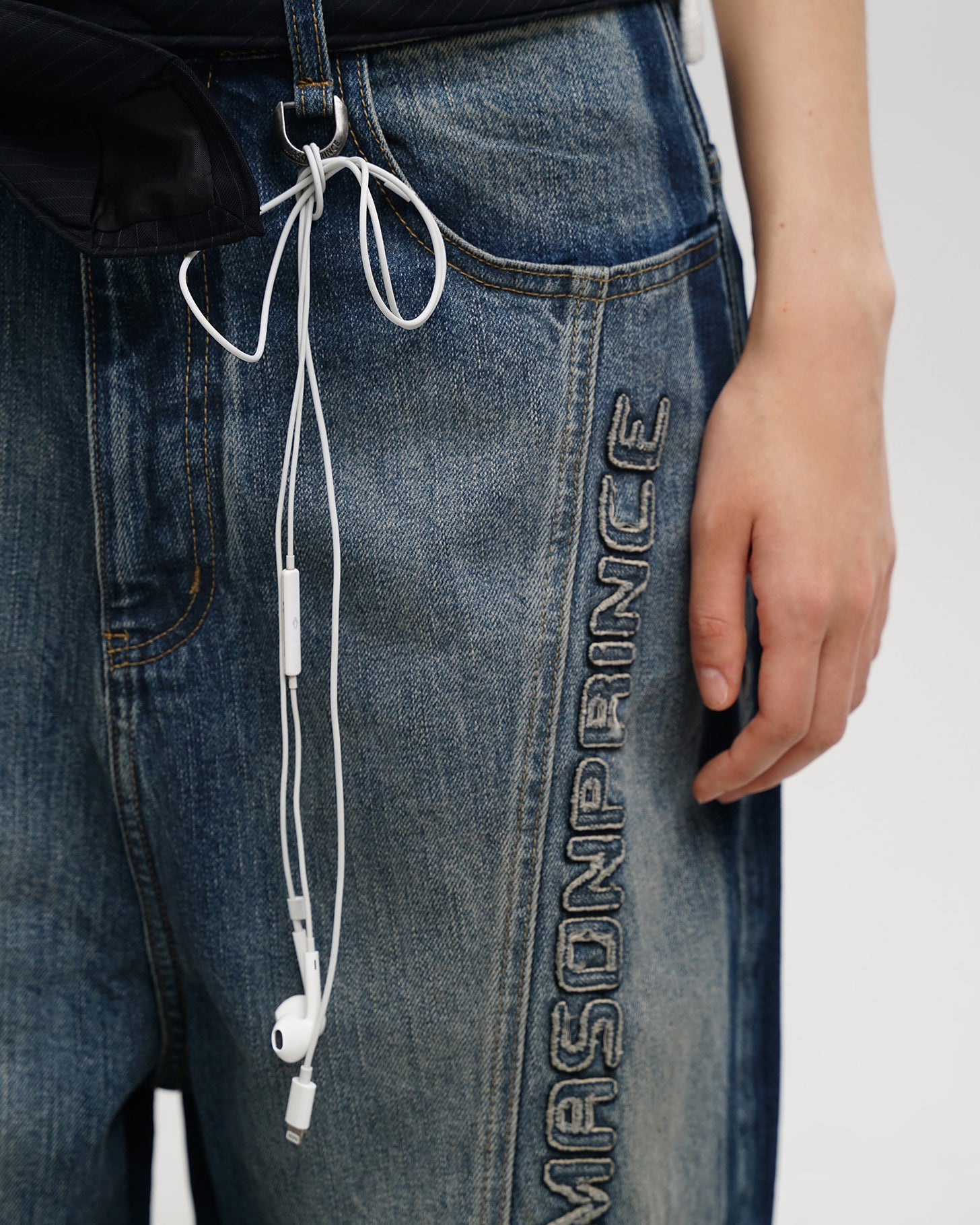 Y2K Washed Blue Denim