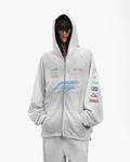 Racing Graphic Zip Hoodie