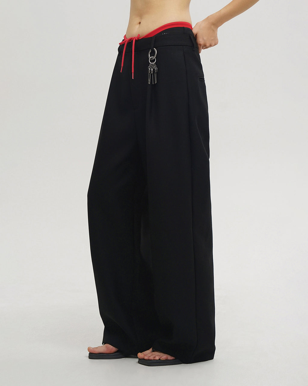 Key Wool Blend Trousers