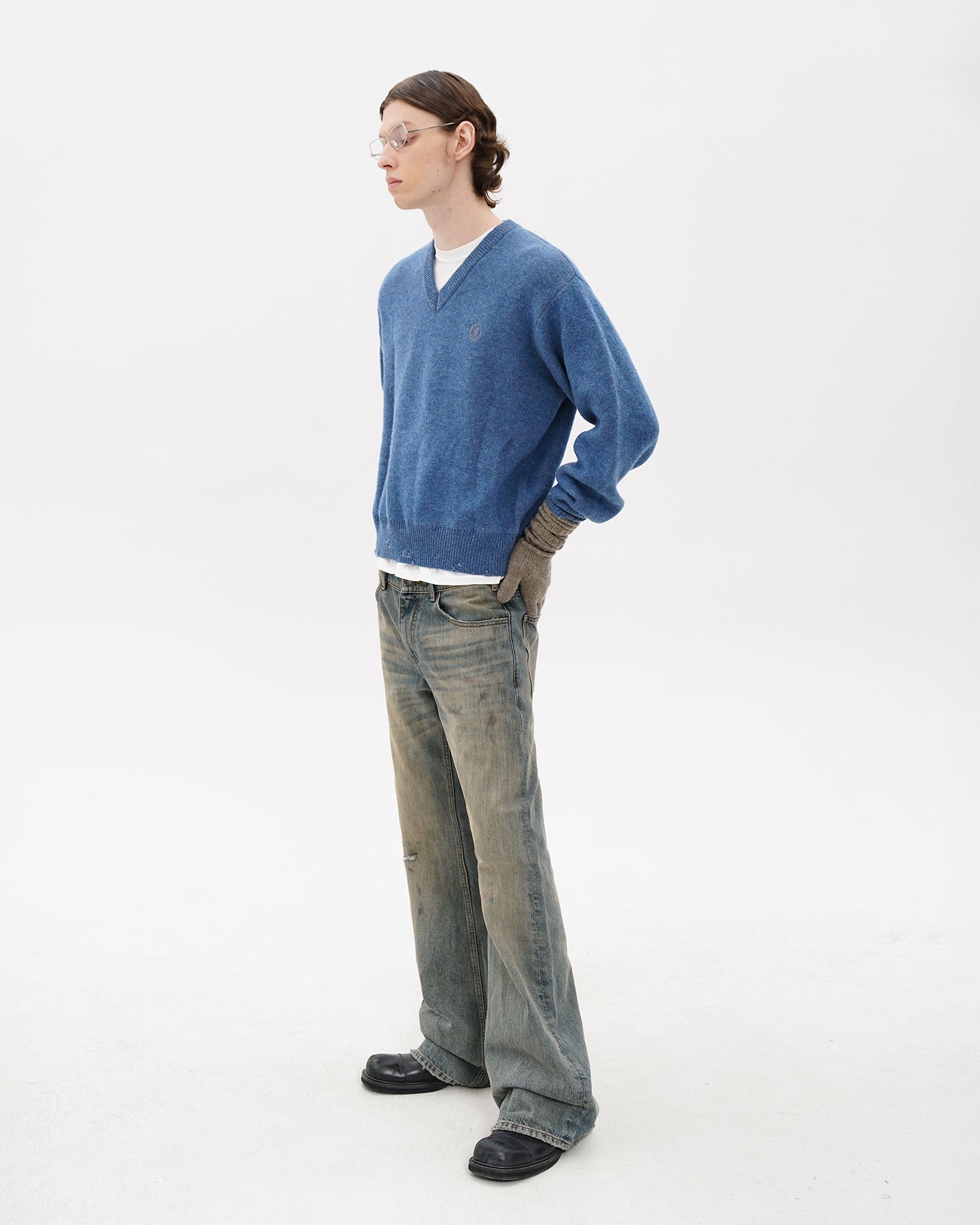 Doubleface Layered Itsuma Wool Knit