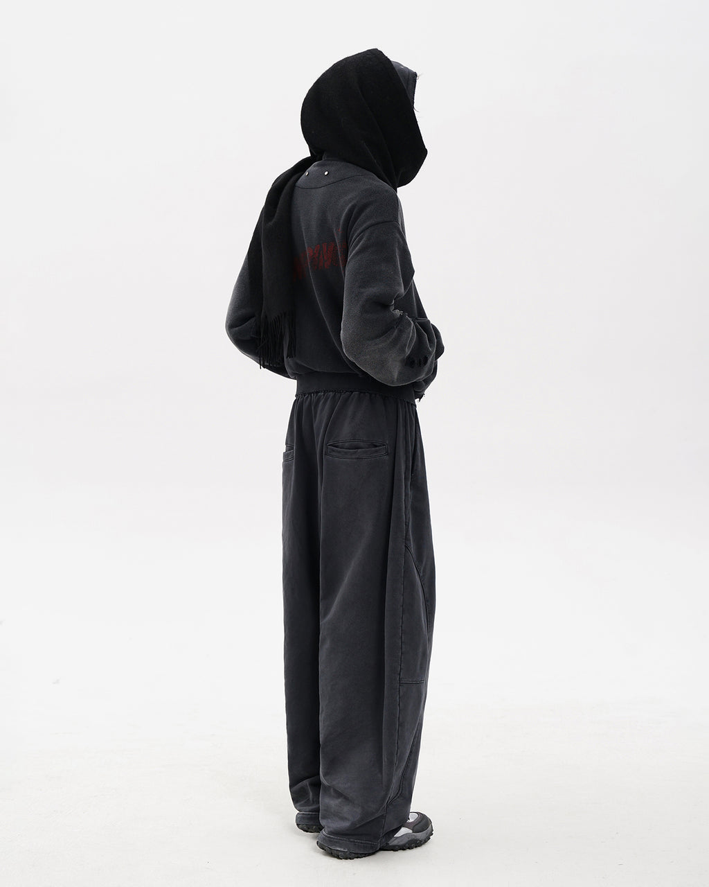 Iron Grey Cocoon Hoodie