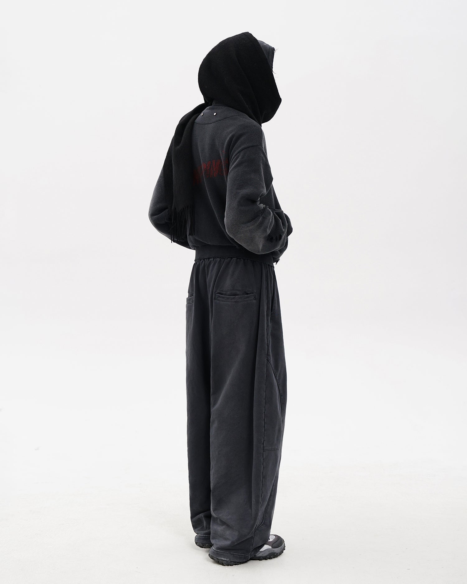 Iron Grey Cocoon Hoodie