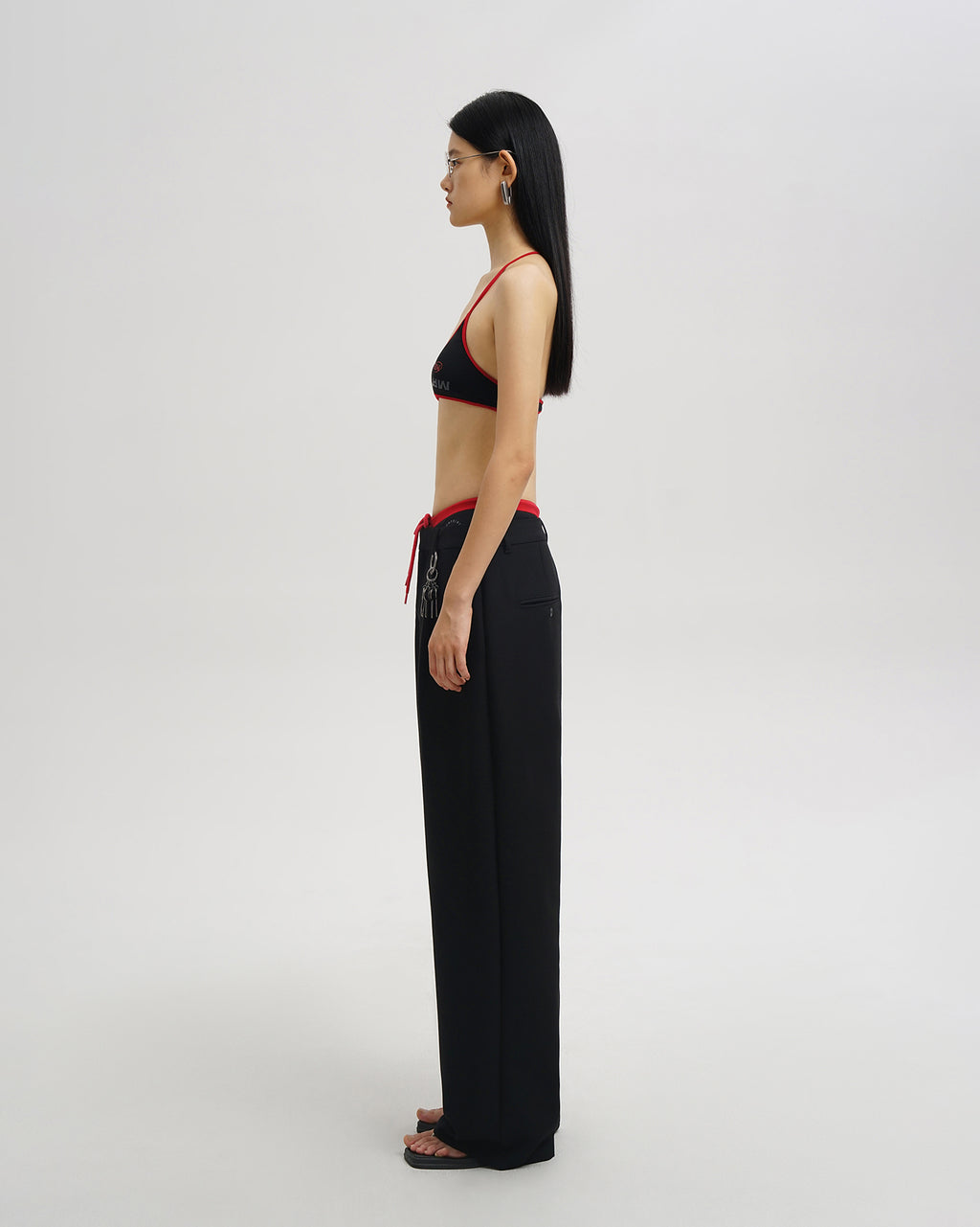 Key Wool Blend Trousers