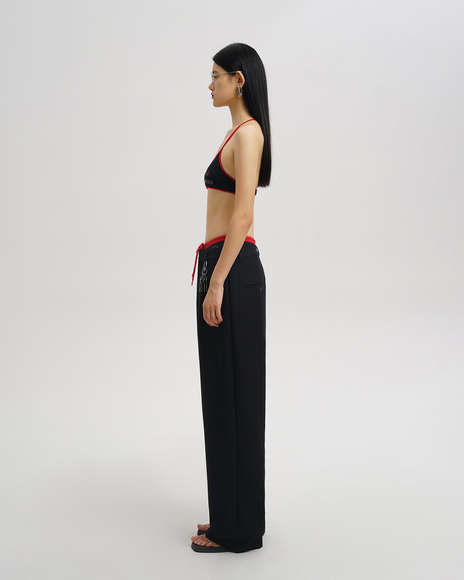 Key Wool Blend Trousers