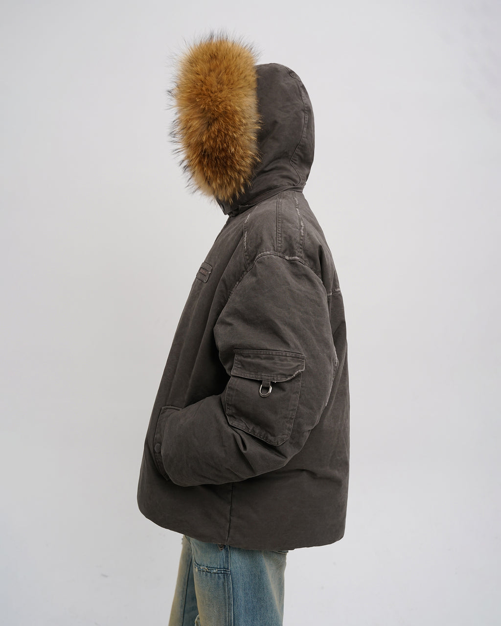 Vintage Fur Hood Parka