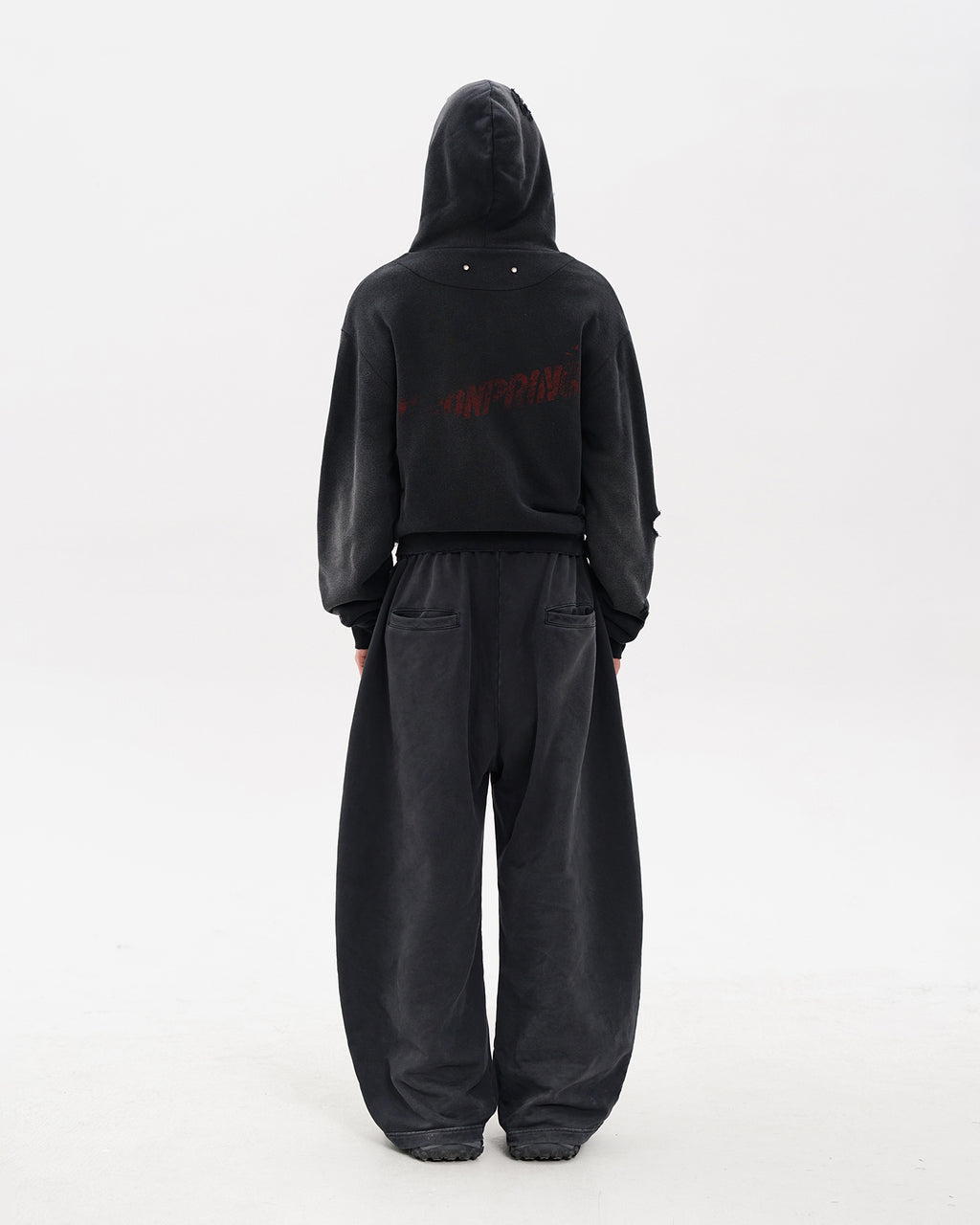 Iron Grey Cocoon Hoodie