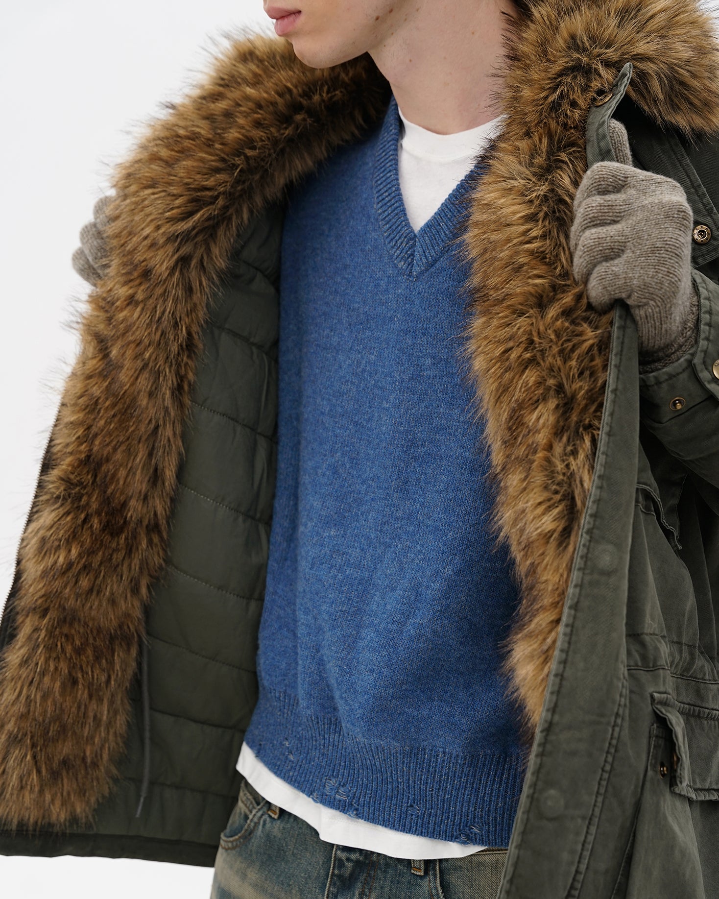 Doubleface Layered Itsuma Wool Knit