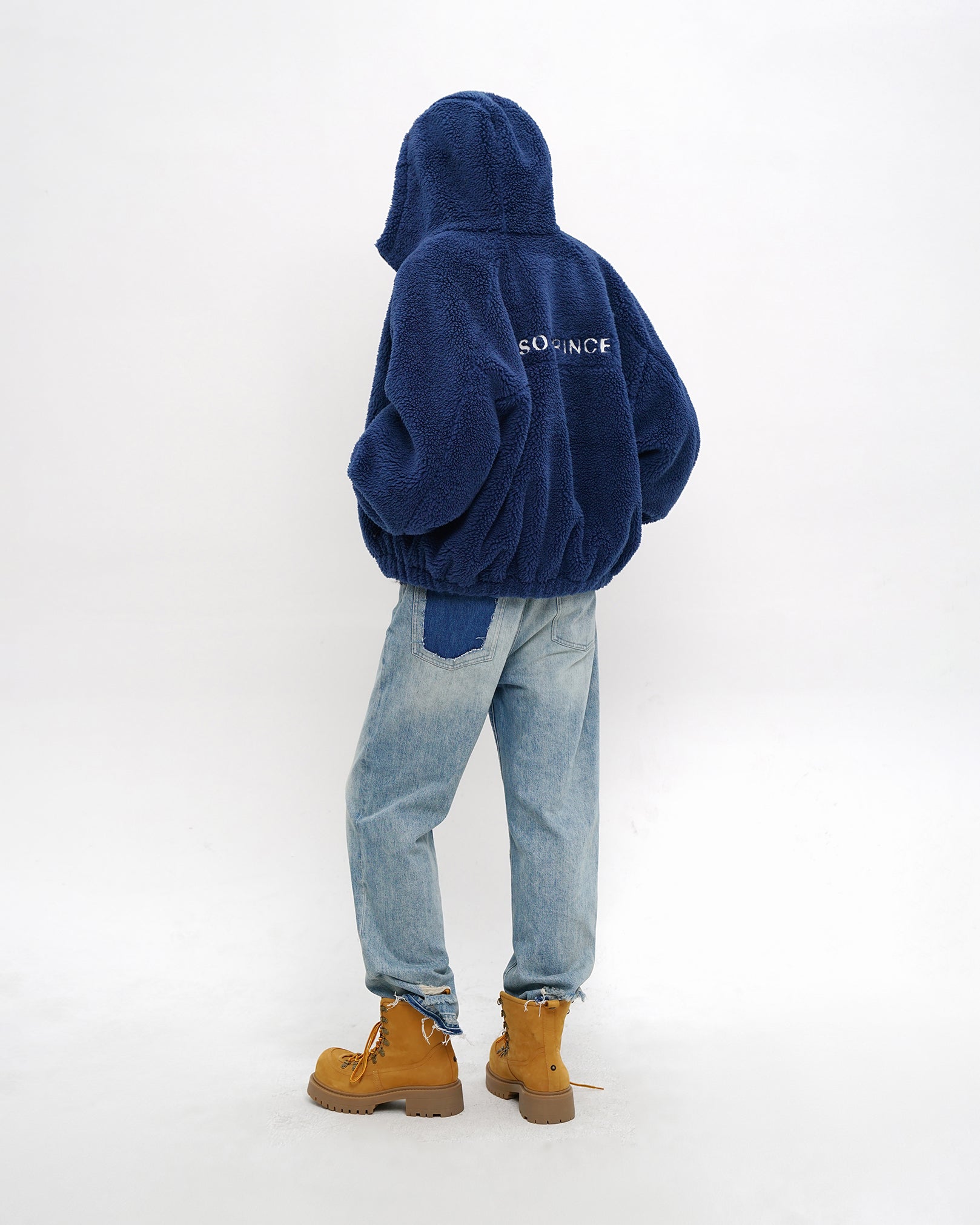 Anti-Static Sherpa Zip Hood Jacket