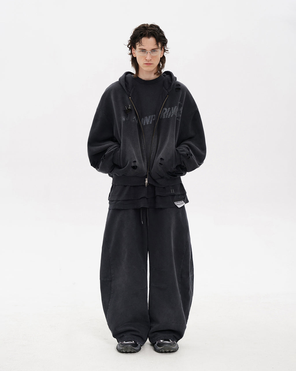 Iron Grey Cocoon Hoodie