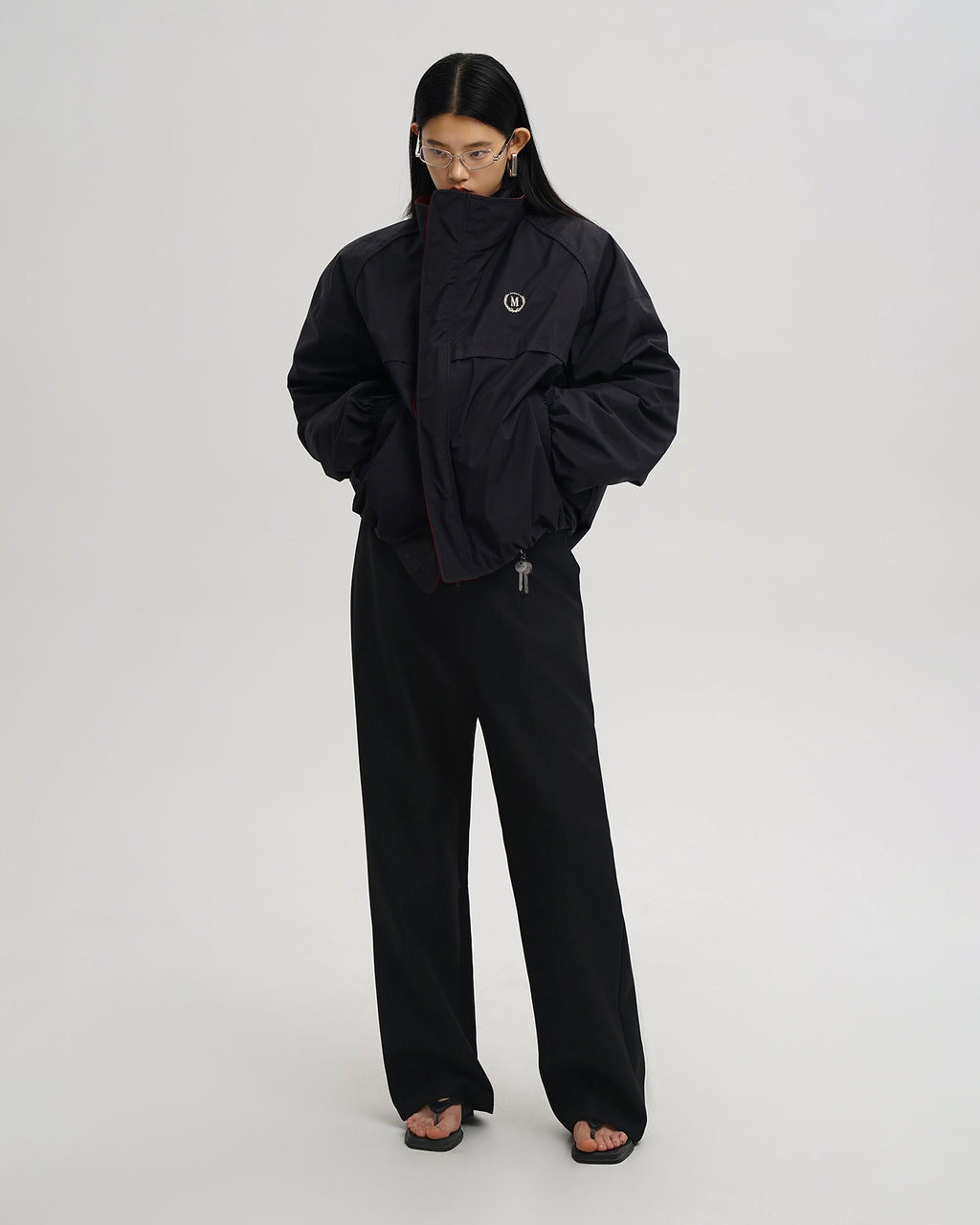 Key Wool Blend Trousers