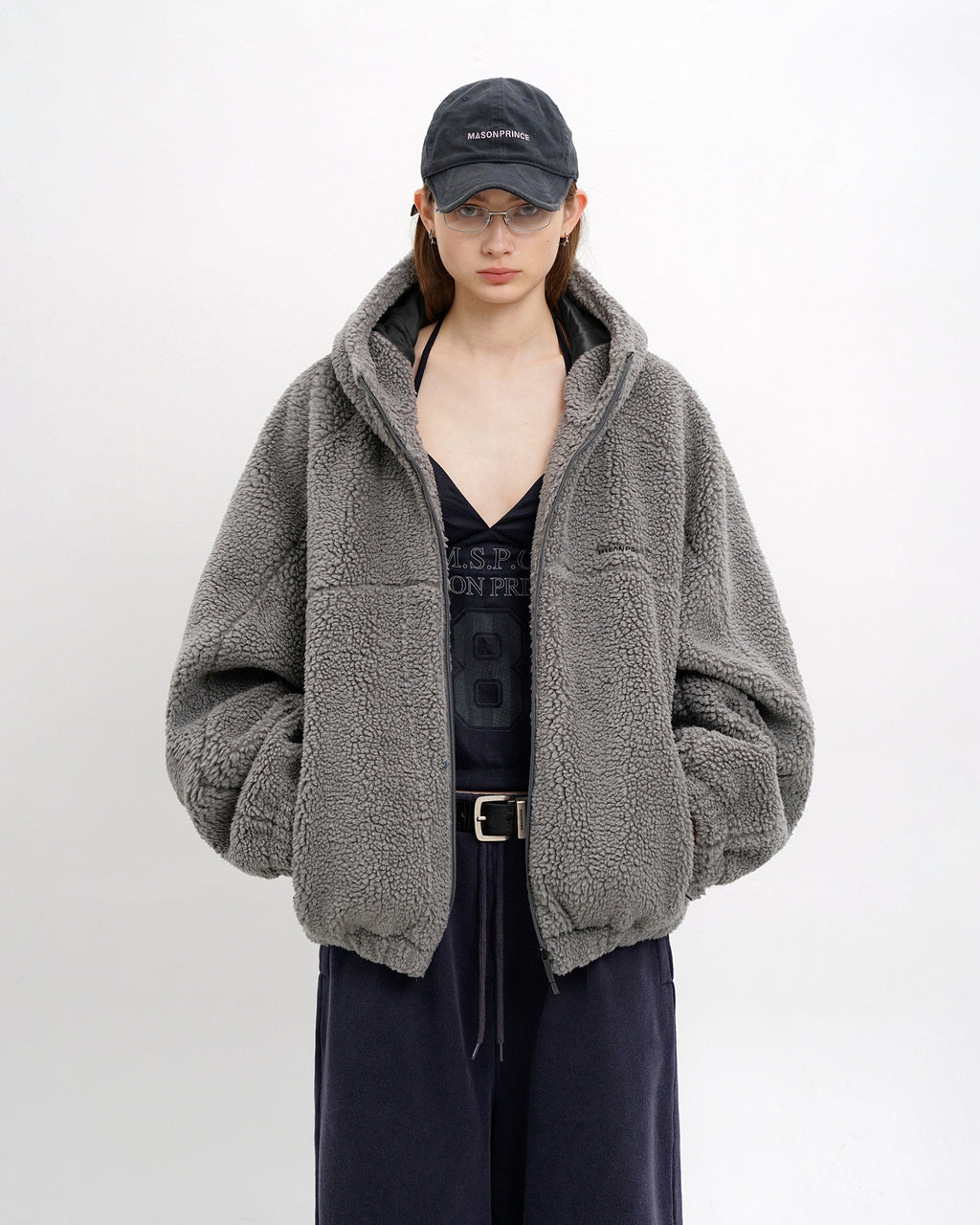 Anti-Static Sherpa Zip Hood Jacket