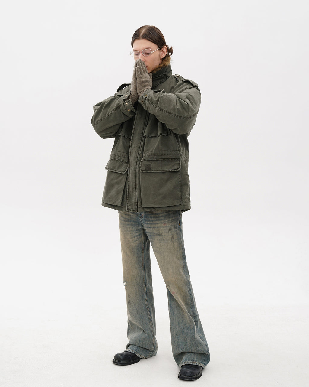 Doubleface Layered Itsuma Wool Knit