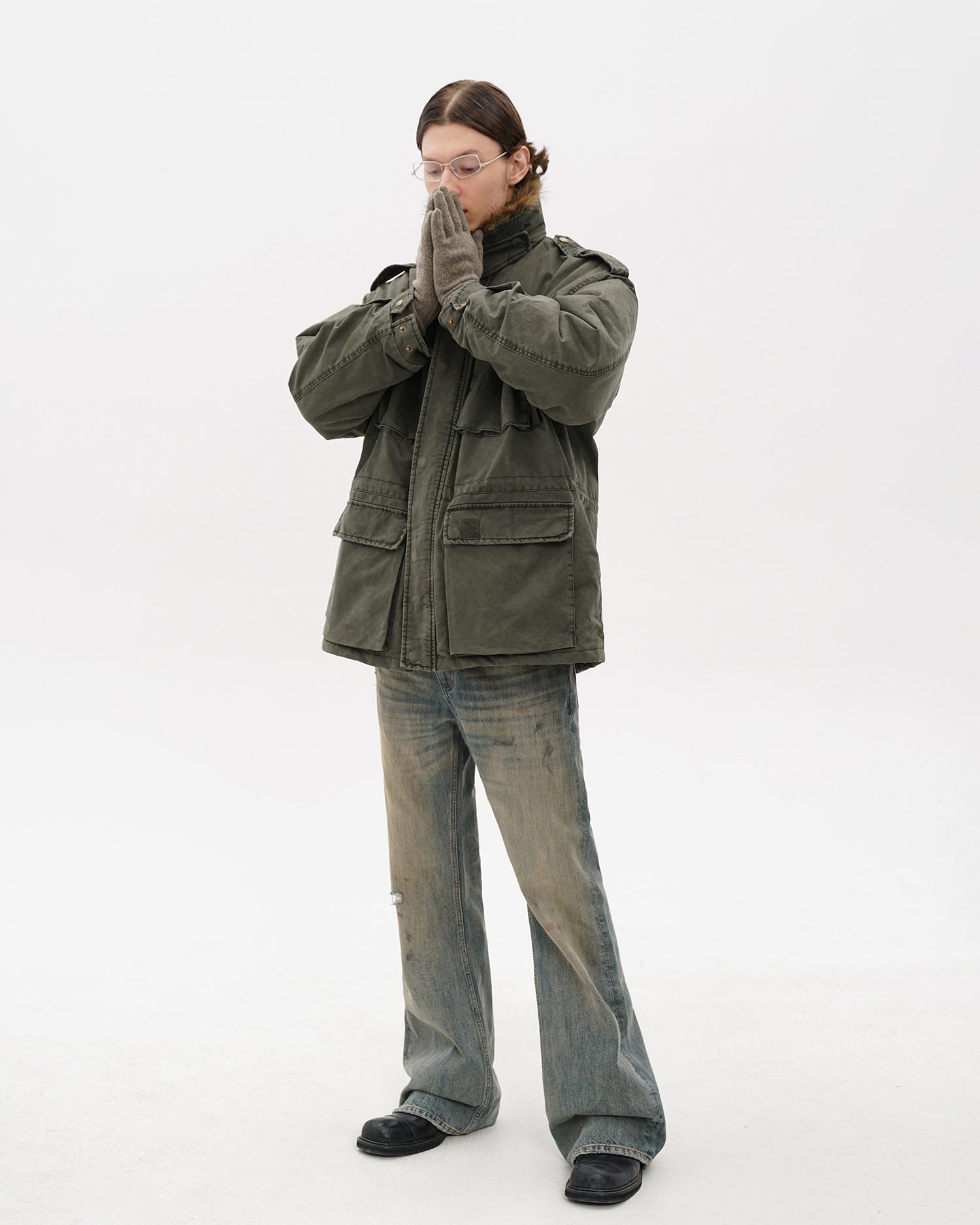 Doubleface Layered Itsuma Wool Knit