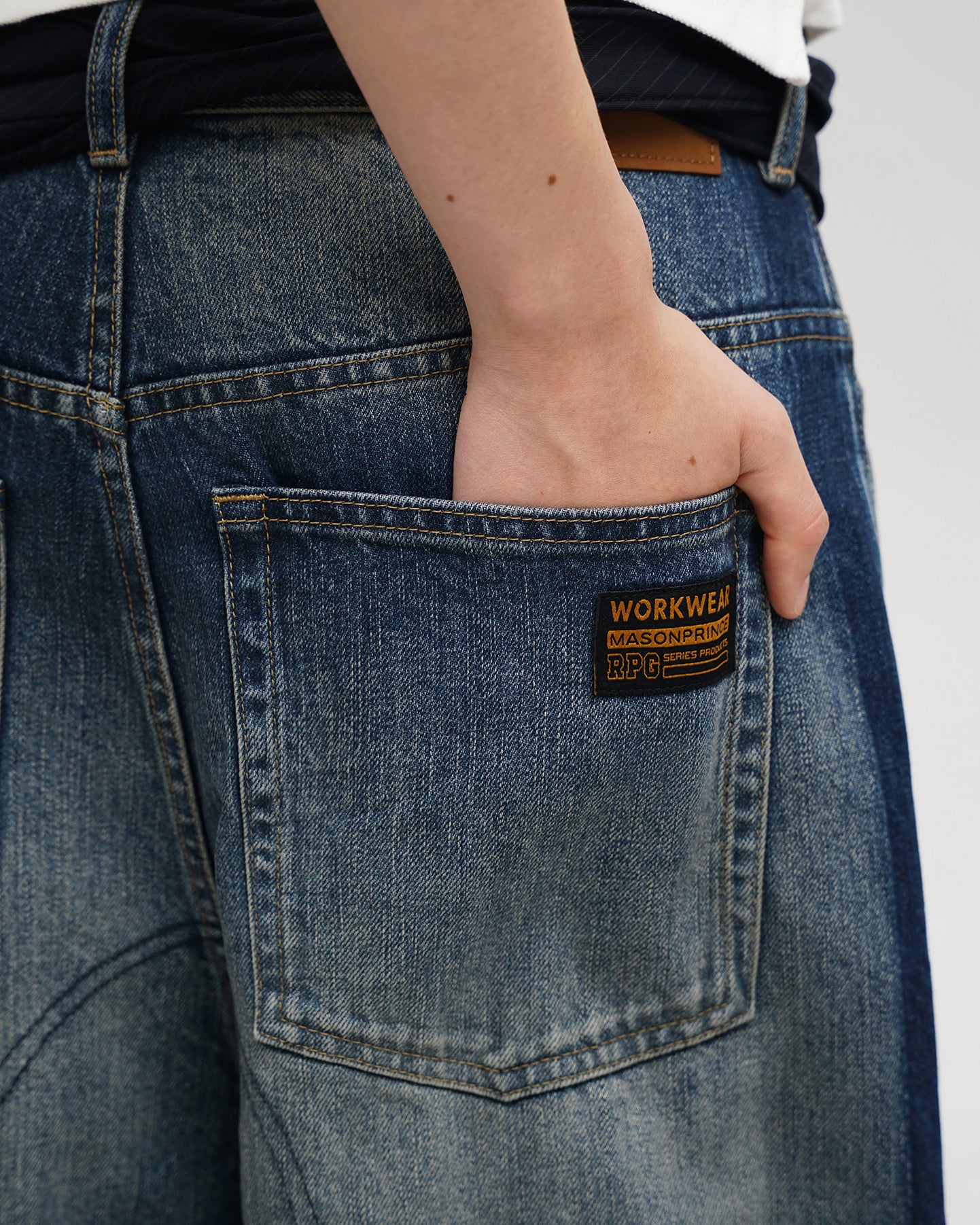 Y2K Washed Blue Denim