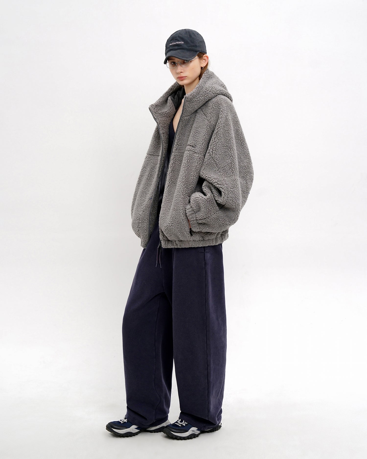 Anti-Static Sherpa Zip Hood Jacket