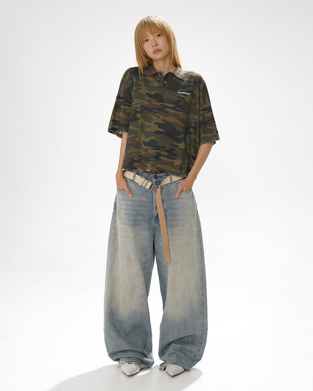 Multi-Process Smeared Dirty Jeans