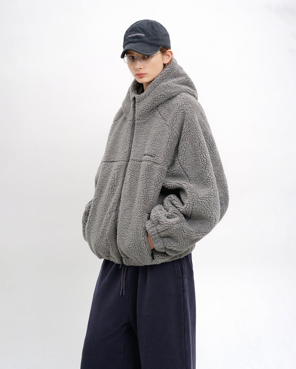 Anti-Static Sherpa Zip Hood Jacket