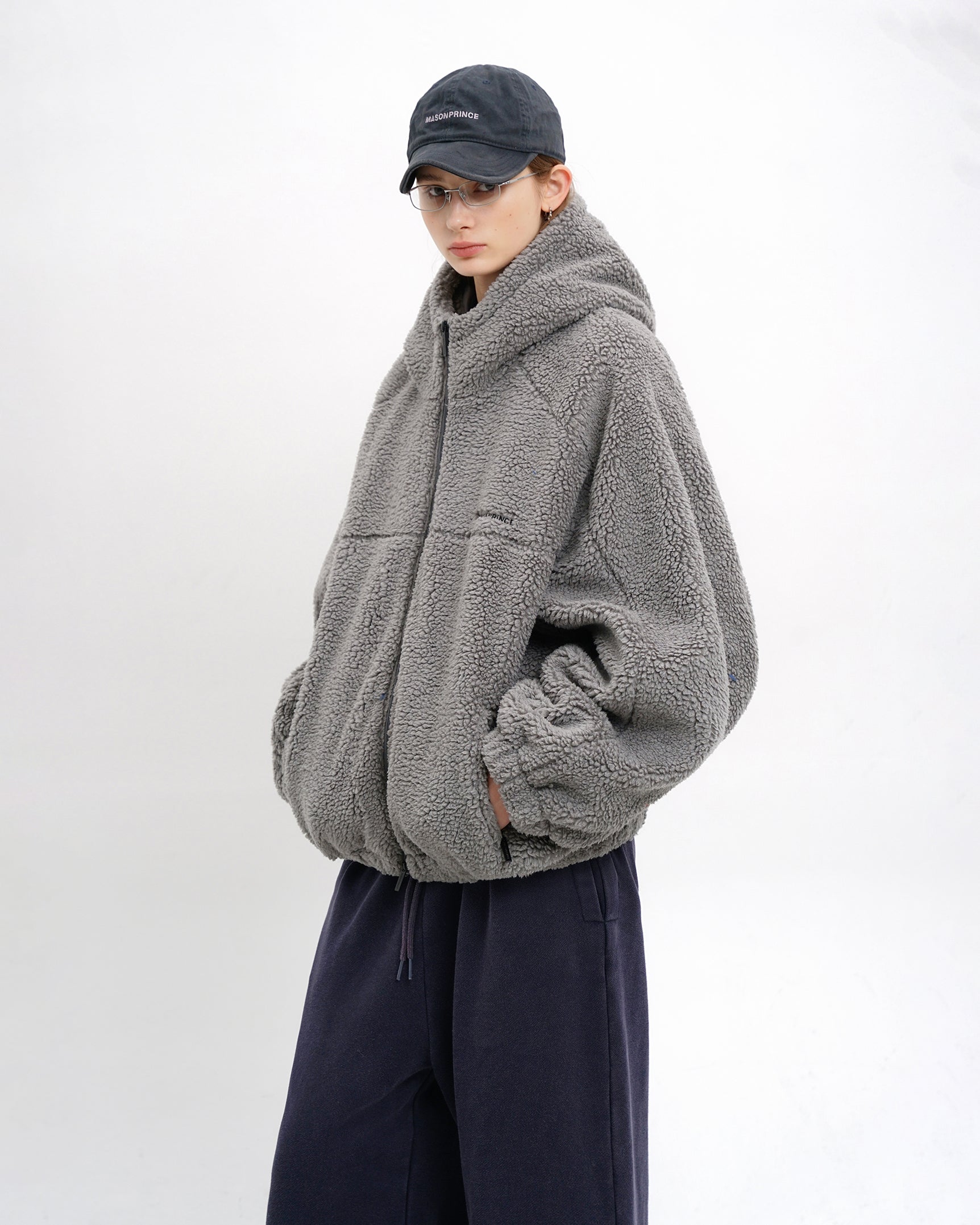 Anti-Static Sherpa Zip Hood Jacket