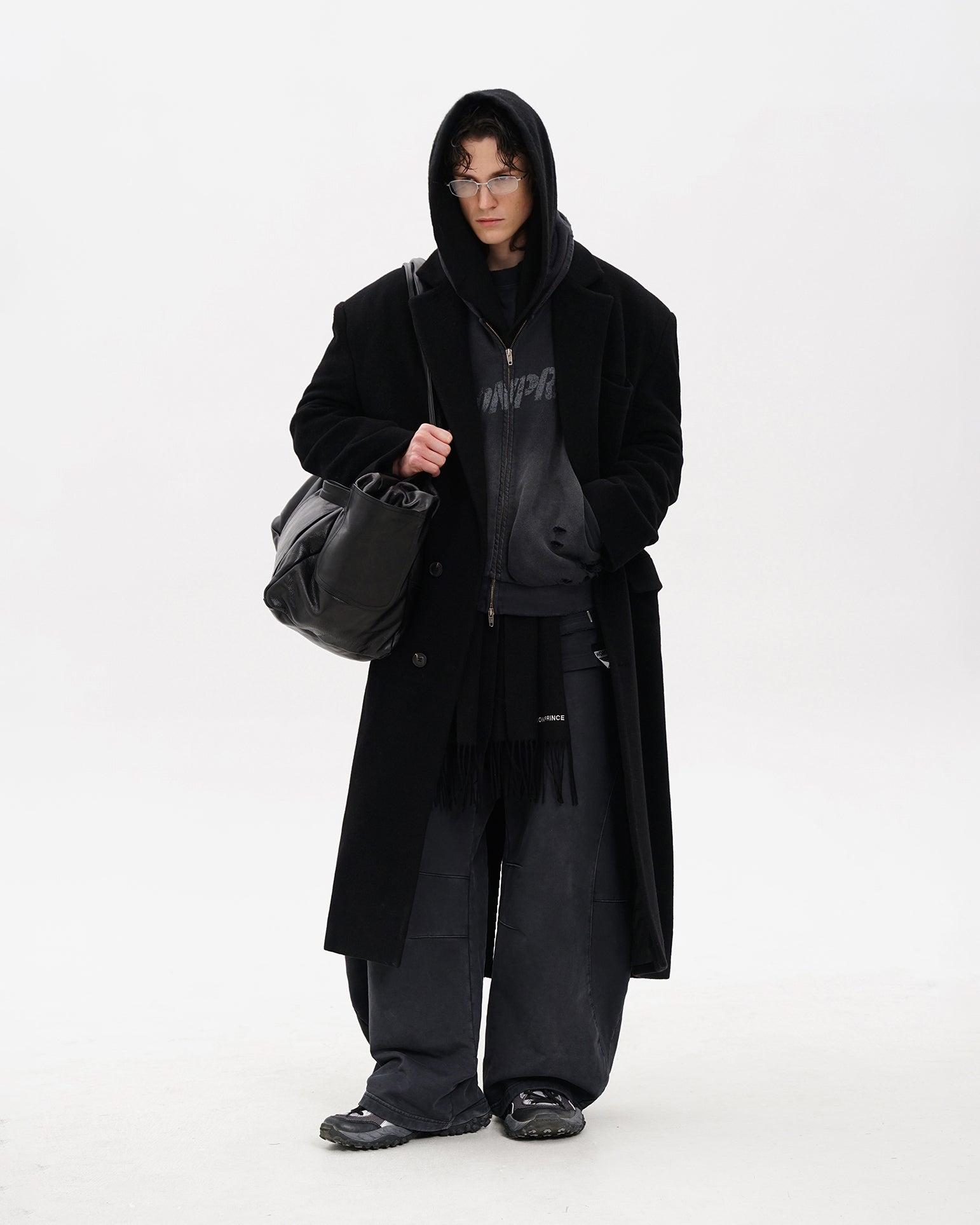 Iron Grey Cocoon Hoodie