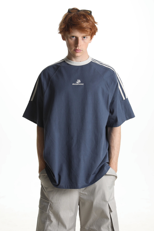 Retro 90's Tee-shirt - Denim blue