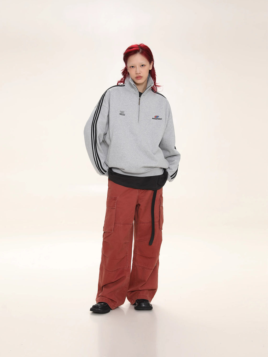 Striped polo Sweatshirt