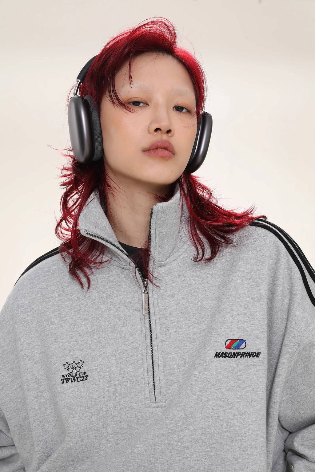 Striped polo Sweatshirt