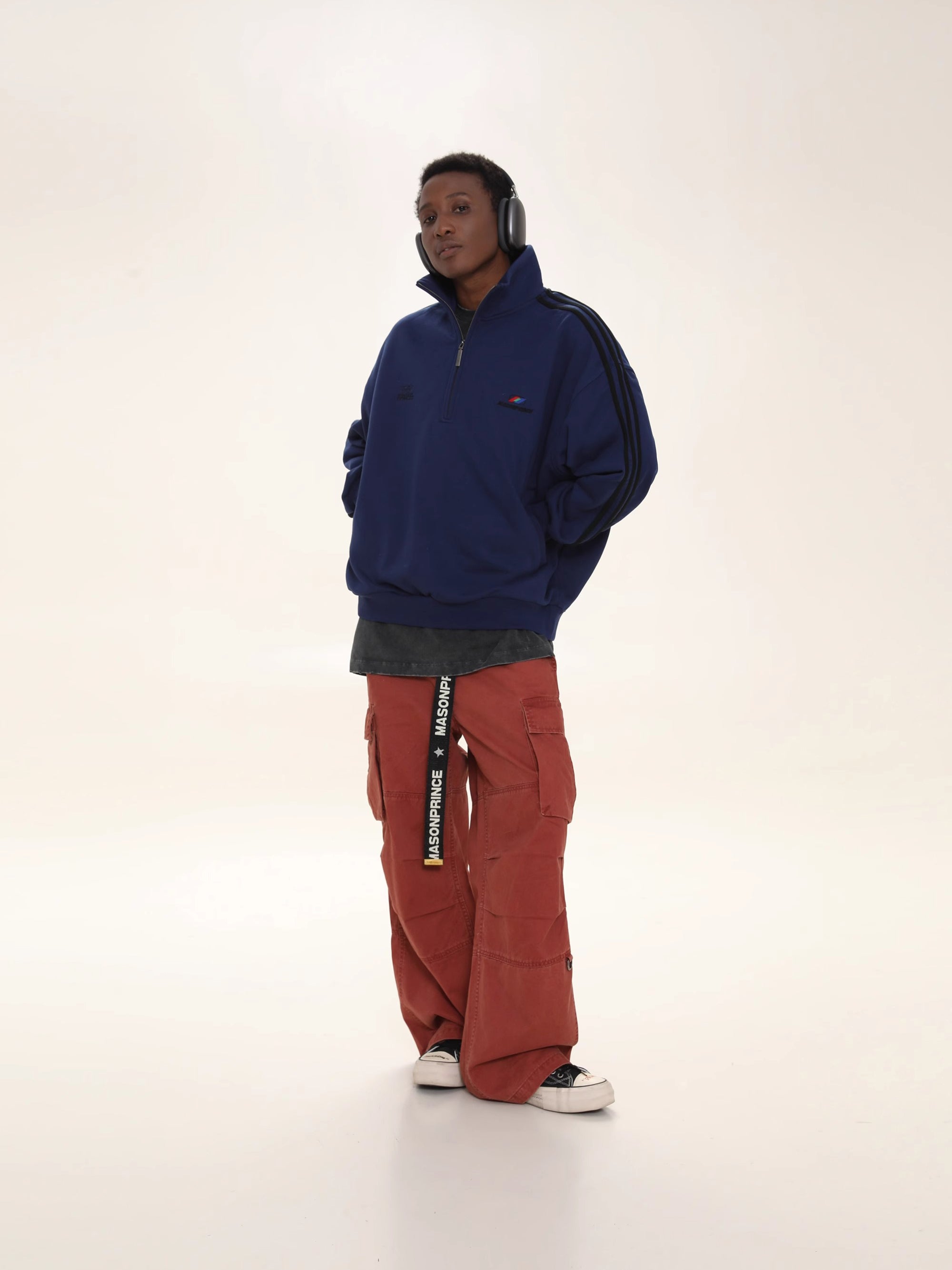 Striped polo Sweatshirt