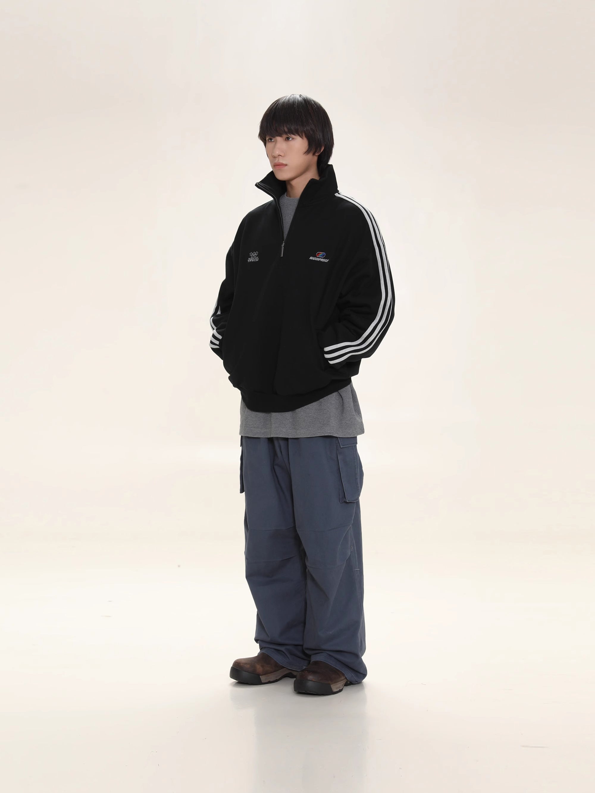 Striped polo Sweatshirt