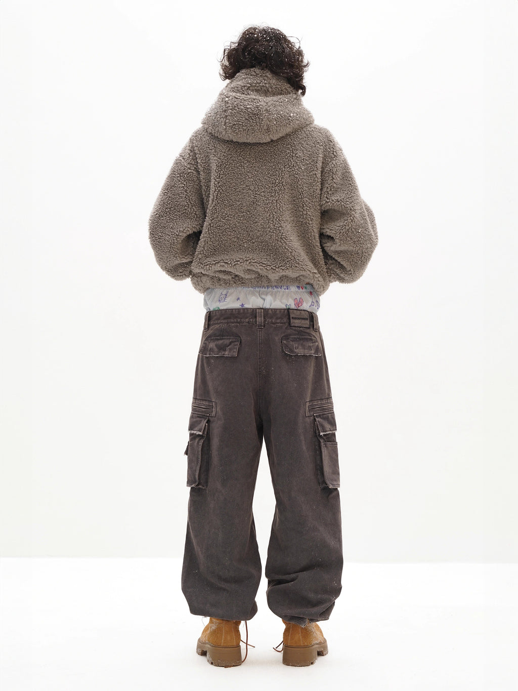 Large-Grain Wool Workwear Jacket