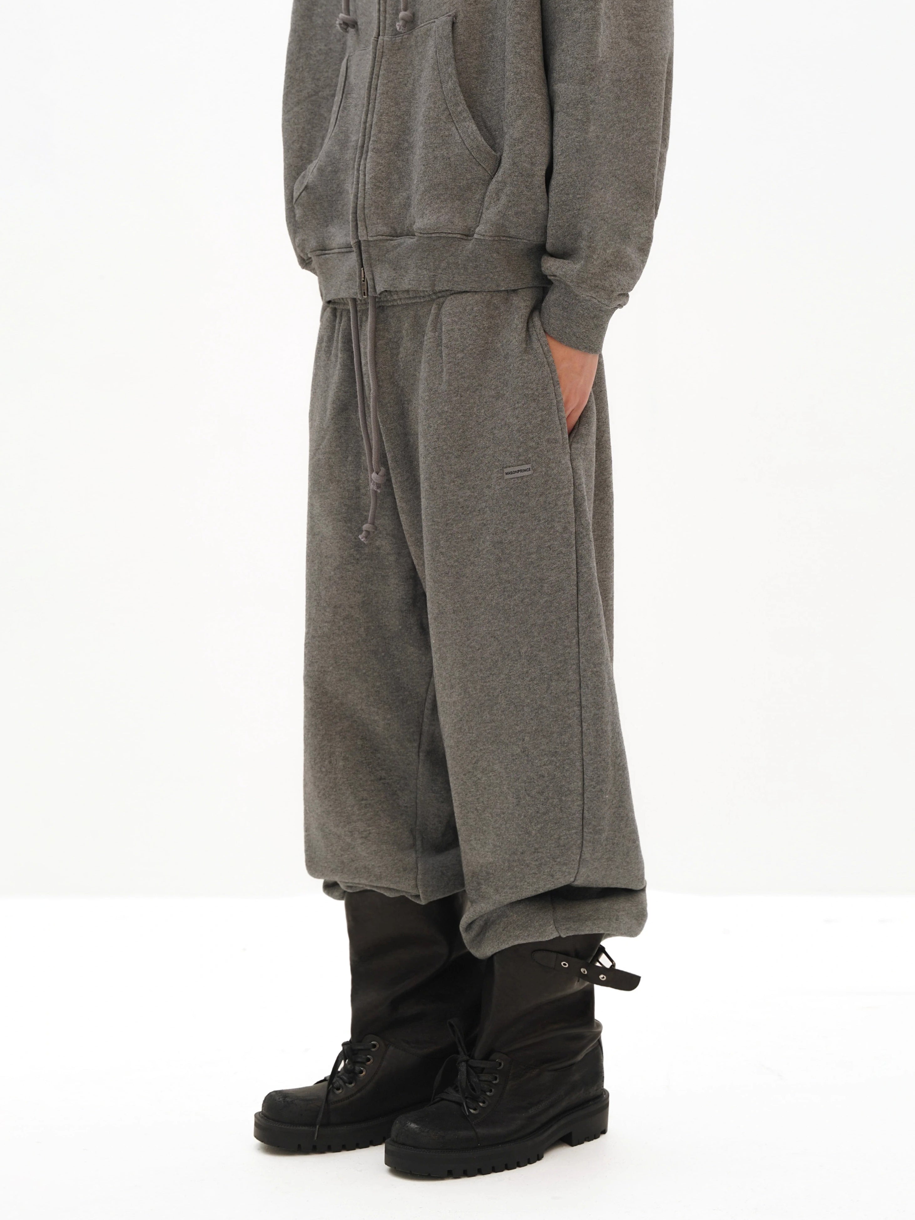 Cloud Texture Heavy Knit Sweatpants