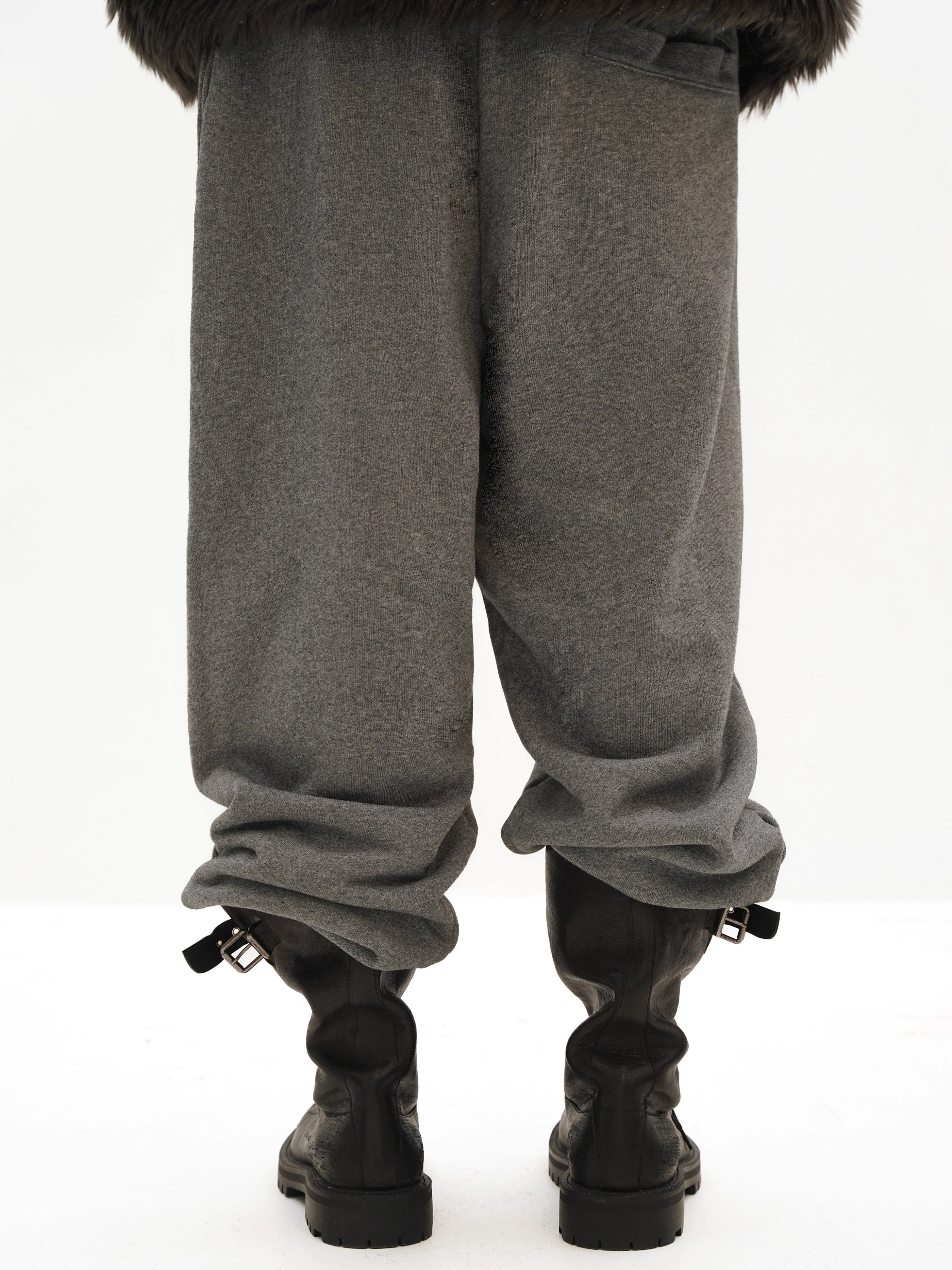 Cloud Texture Heavy Knit Sweatpants