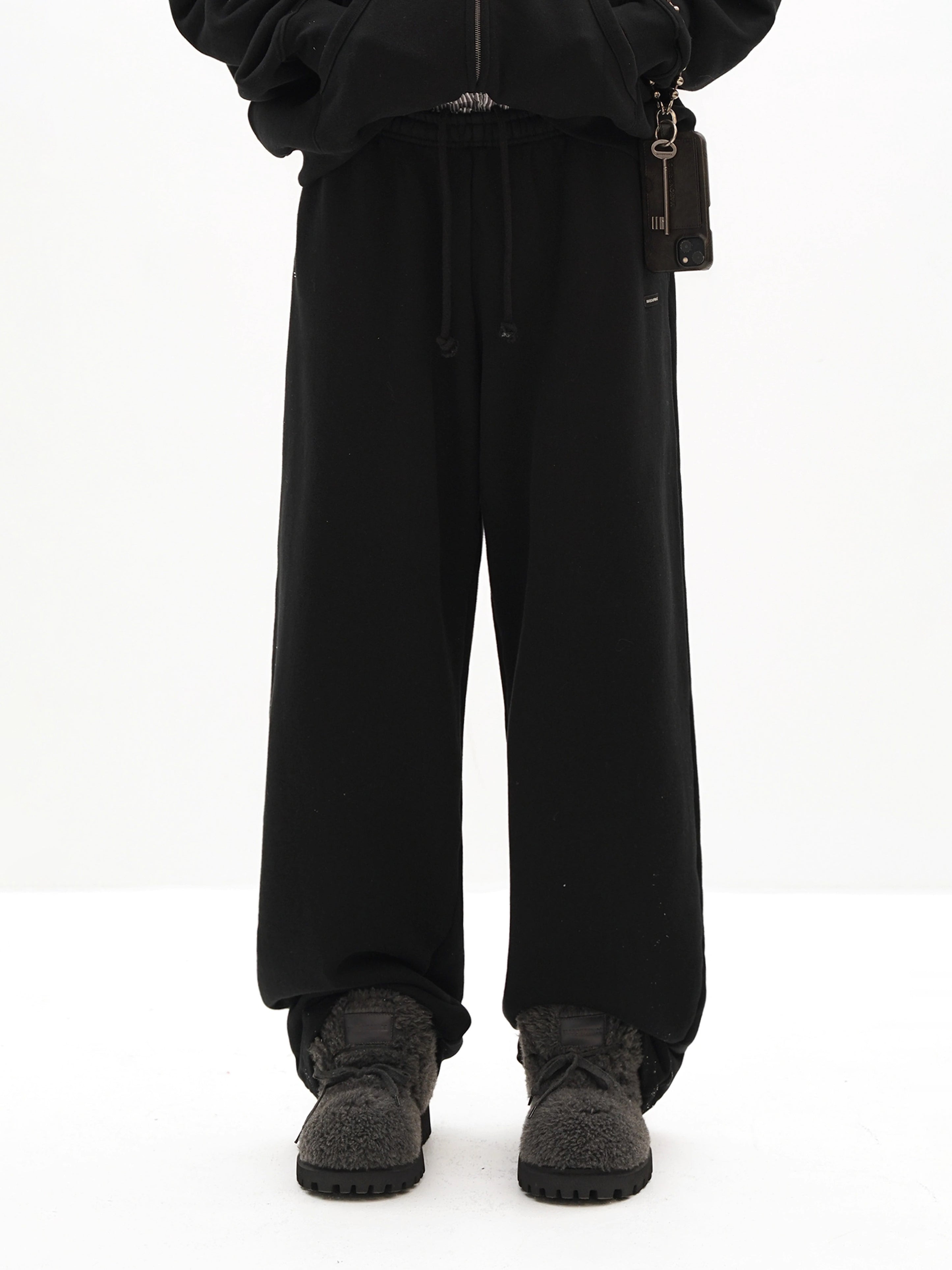 Cloud Texture Heavy Knit Sweatpants