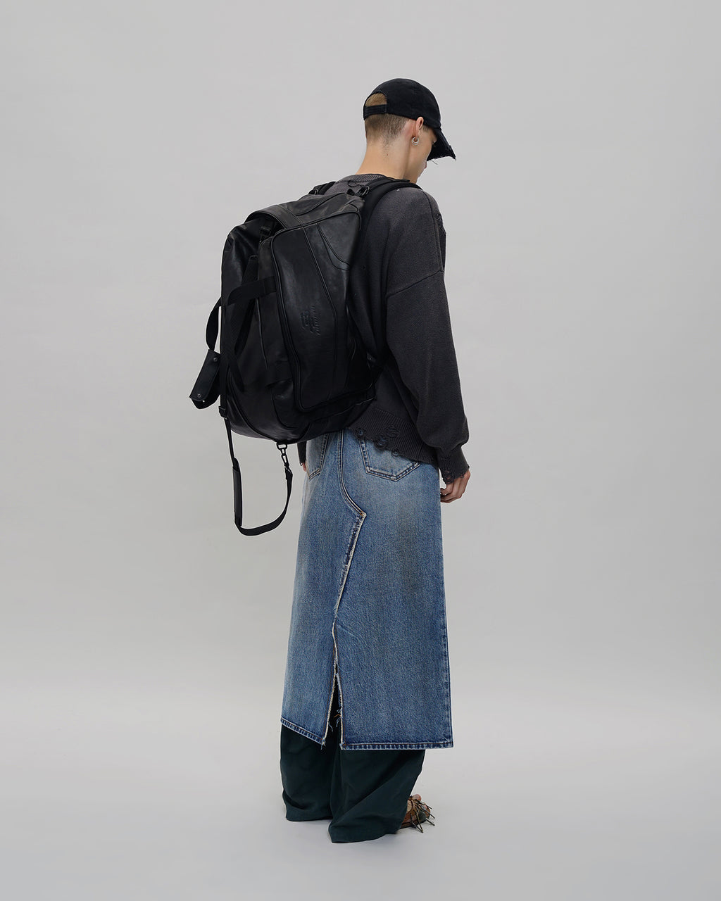 Distressed Punk Bear Cap